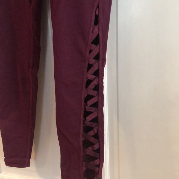 Victoria Sport Maroon Leggings - Picture 3 of 4
